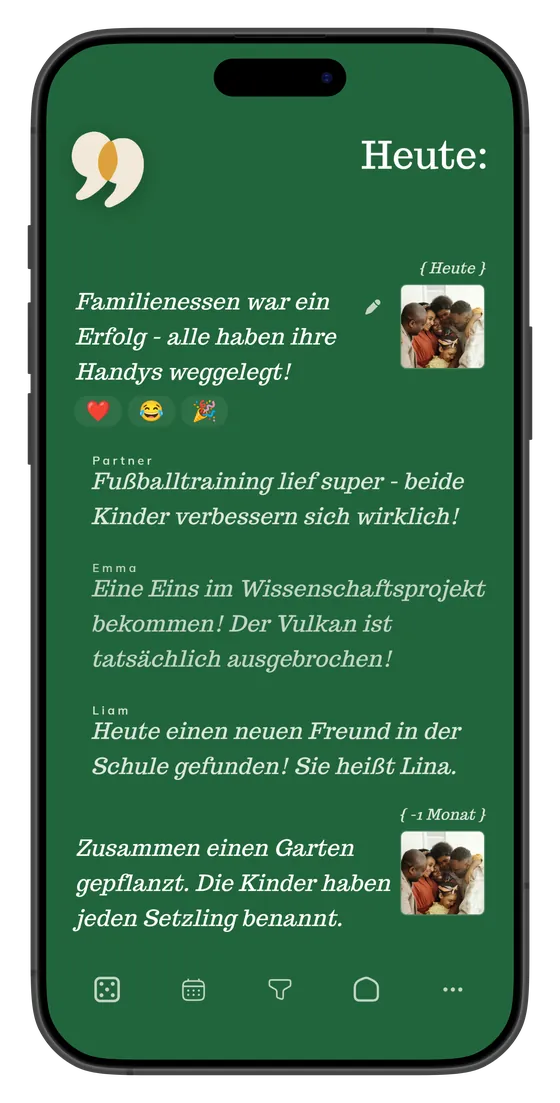 Jahresansicht mit Farbthemen im neu gestalteten Sharing Me