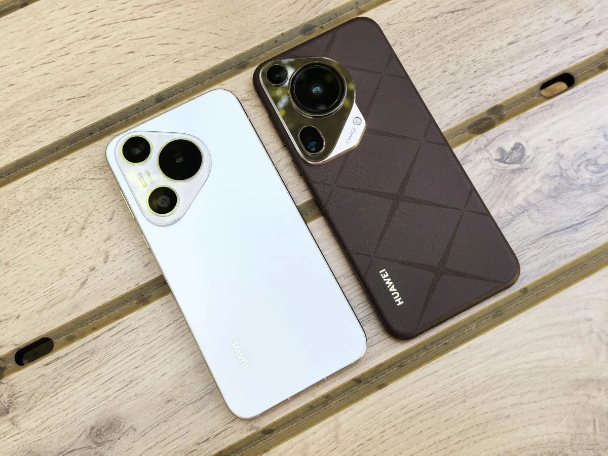 Two phones side by side showing journal app for couples on screen