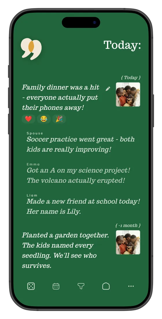 Year view with color themes in the redesigned Sharing Me