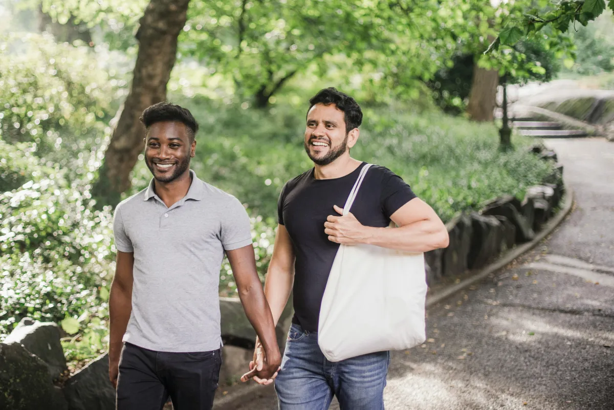 Couple enjoying a private moment together without phones, private relationship social media