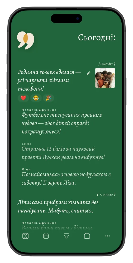 Річний вигляд з кольоровими темами в оновленому дизайні Sharing Me